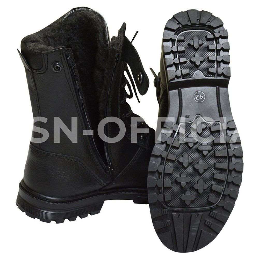 Ботинки на молнии "Ратник" зима 592