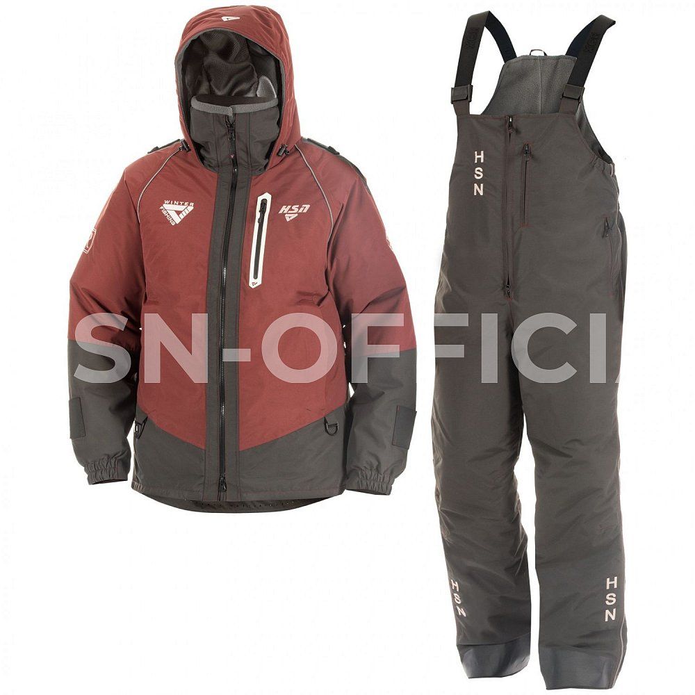 Костюм-поплавок мужской зимний «Rescuer II Comfort», махагон 98154-12