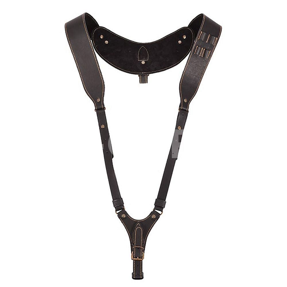 Ремень ружейный двухплечевой, черный 376-3